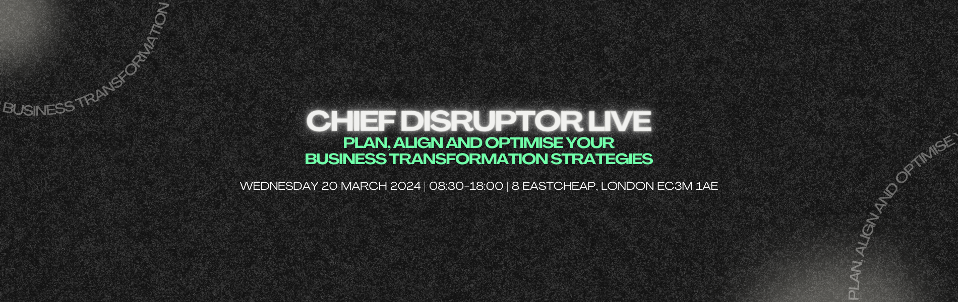 Chief Disruptor LIVE